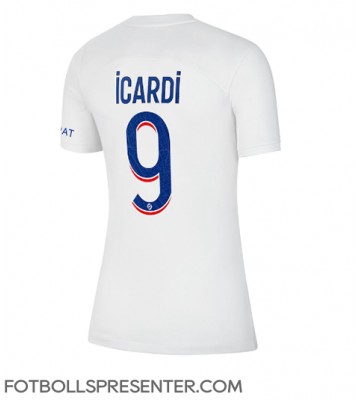 Paris Saint-Germain Mauro Icardi #9 Tredje Matchtröja Dam 2022-23 Kortärmad